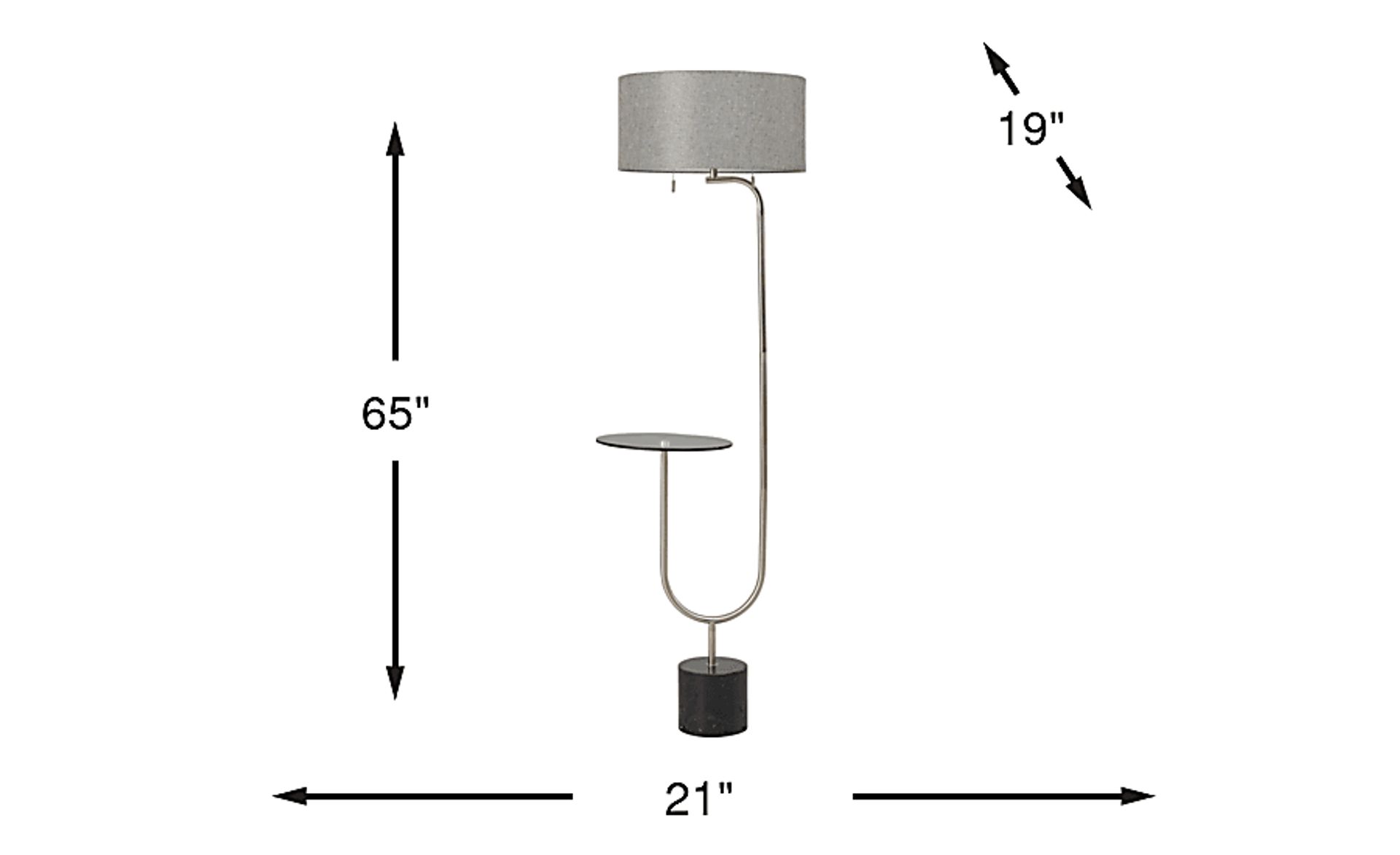 Dimension Image. Please refer to the Dimension Tab on this page for dimension details.