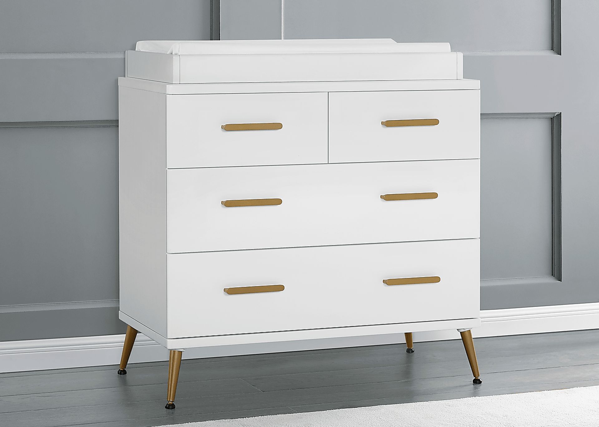 Kids Sloane White Dresser - Image 2