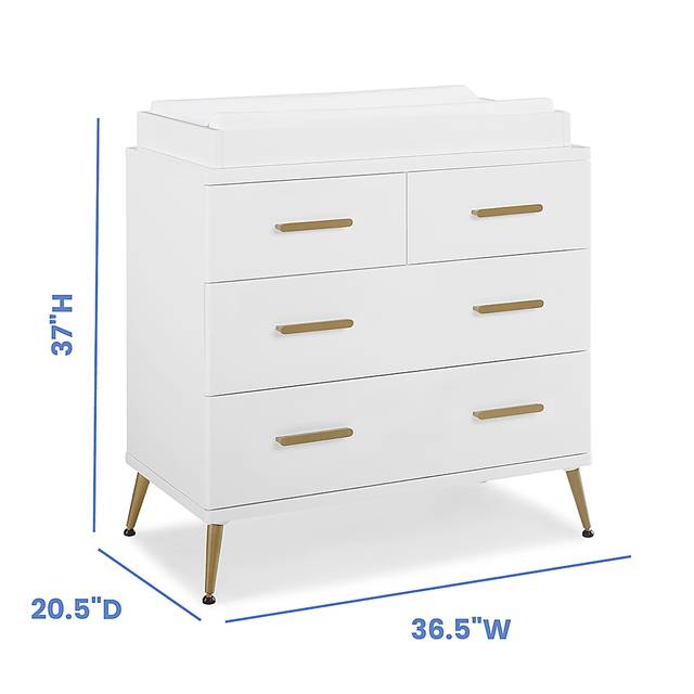 Kids Sloane White Dresser - Thumbnail - Image 6