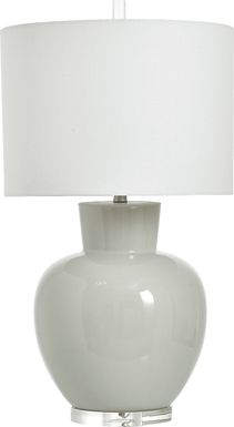 Slooth Edge Gray Table Lamp