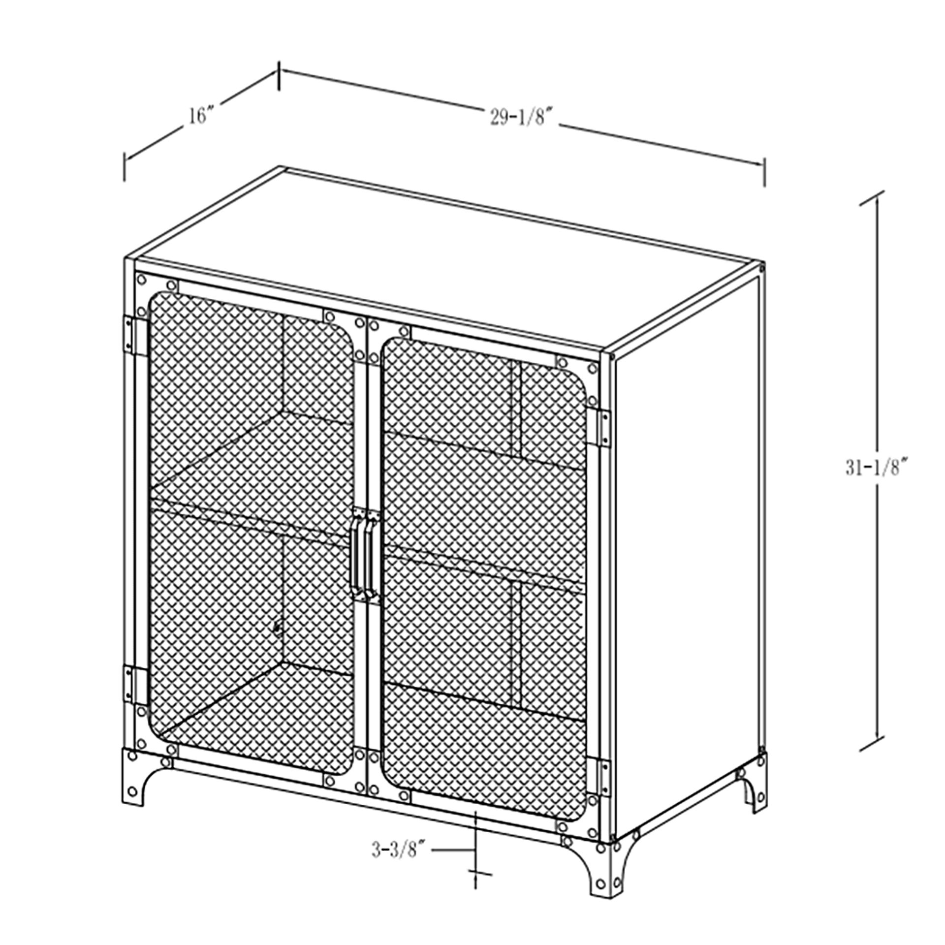 Slopeside Gray Accent Cabinet - Image 5
