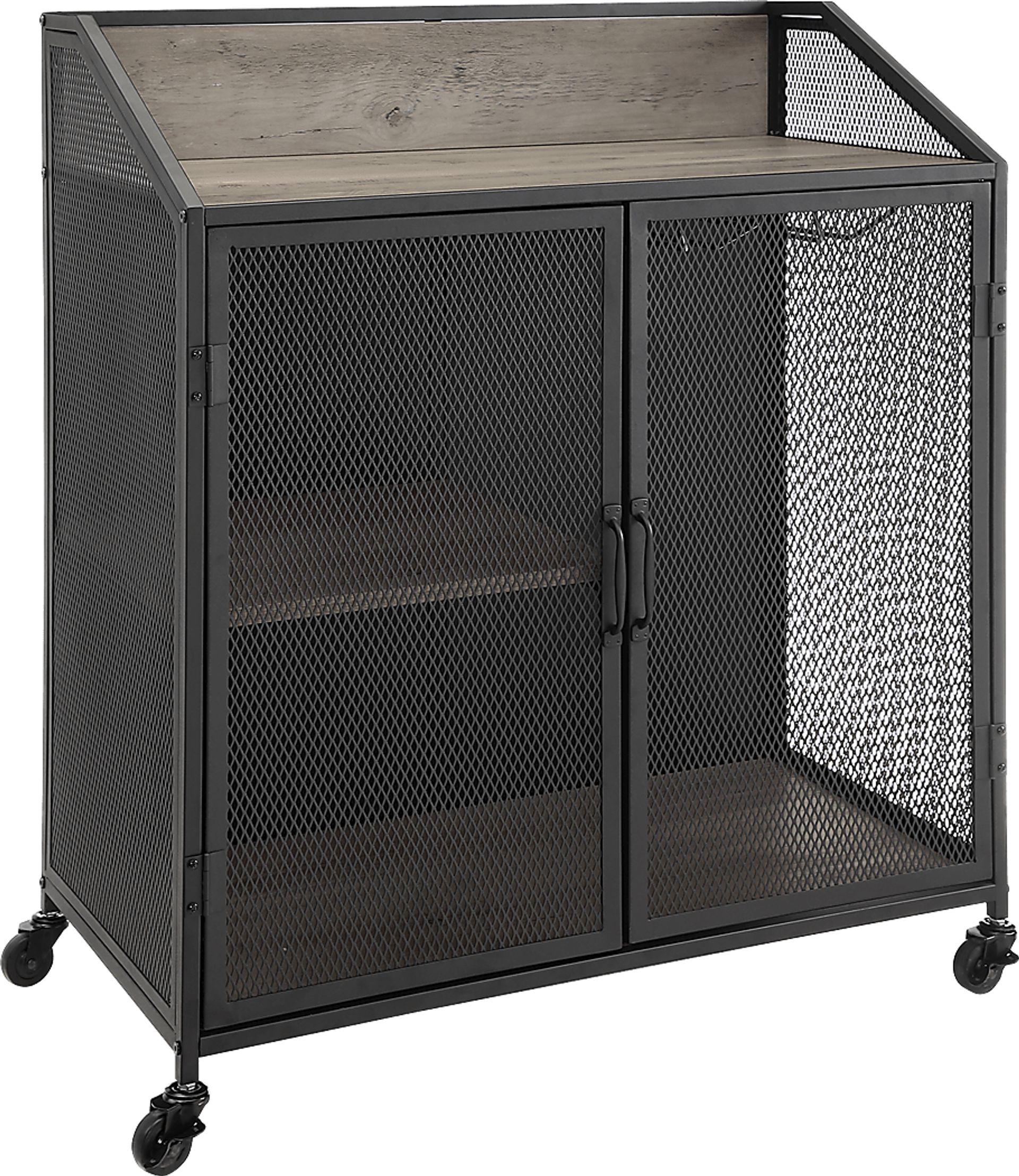 Slopeside Gray Bar Cart - Image 1