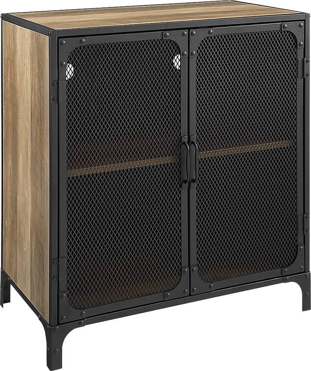 Slopeside Oak Accent Cabinet - Thumbnail - Image 1