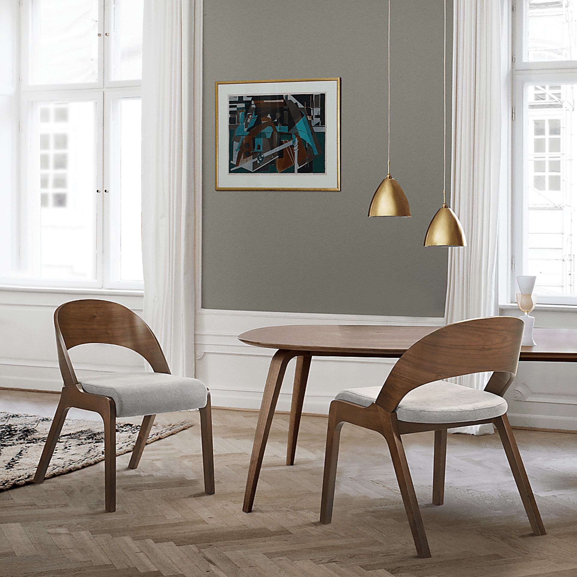 Smabet Brown Dining Chair, Set of 2 - Image 2