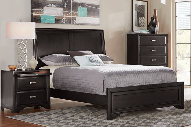 Belcourt Black 5 Pc King Panel Bedroom - Thumbnail - Image 1