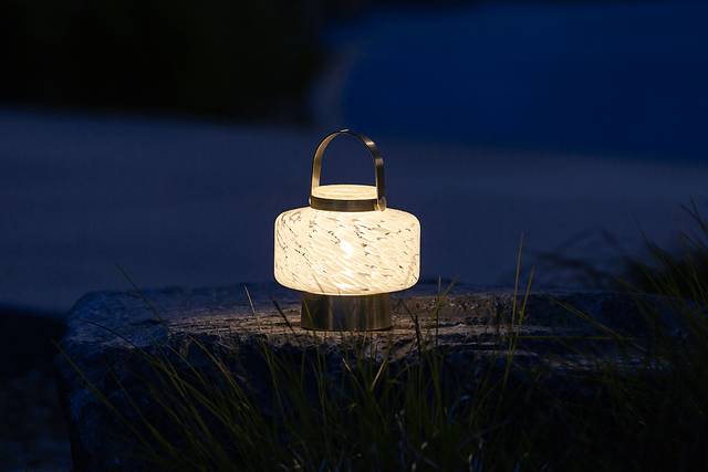 Smay Avenue Indoor/Outdoor White Rechargeable Lantern - Thumbnail - Image 11