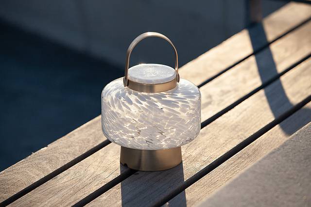 Smay Avenue Indoor/Outdoor White Rechargeable Lantern - Thumbnail - Image 5