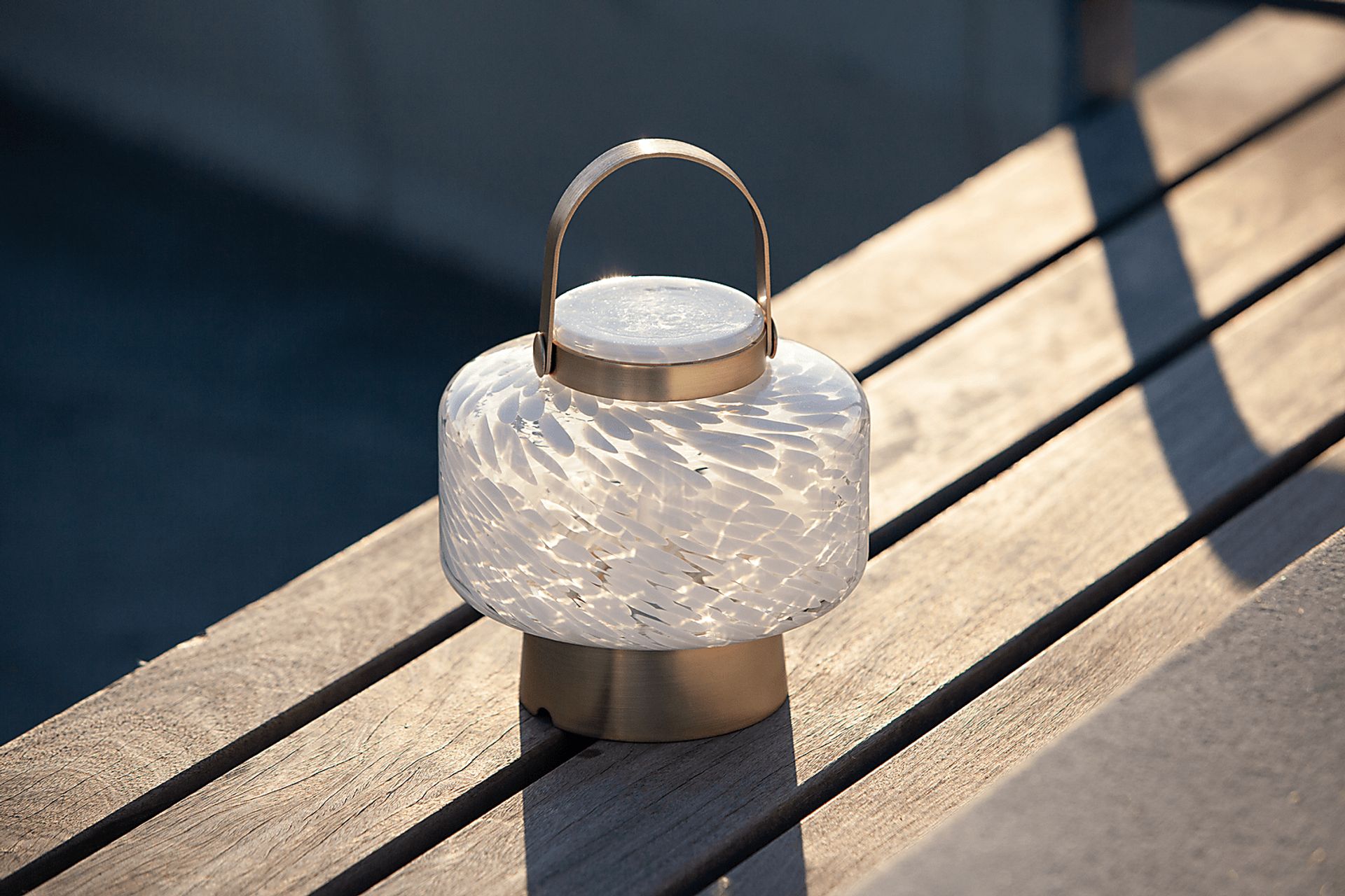 Smay Avenue Indoor/Outdoor White Rechargeable Lantern - Image 5