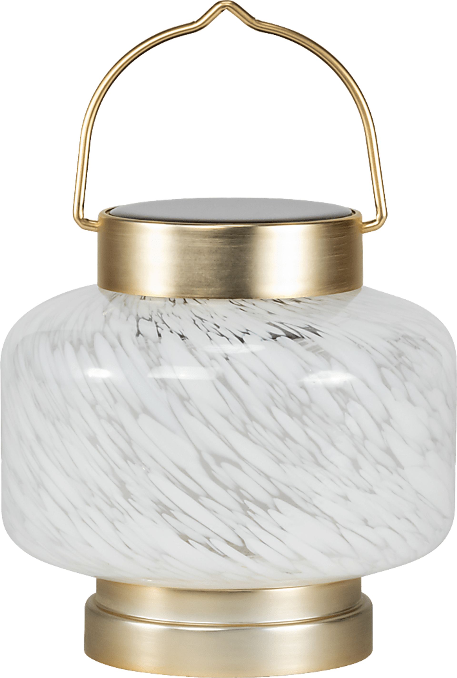 Smay Avenue Outdoor White Solar Lantern - Image 1