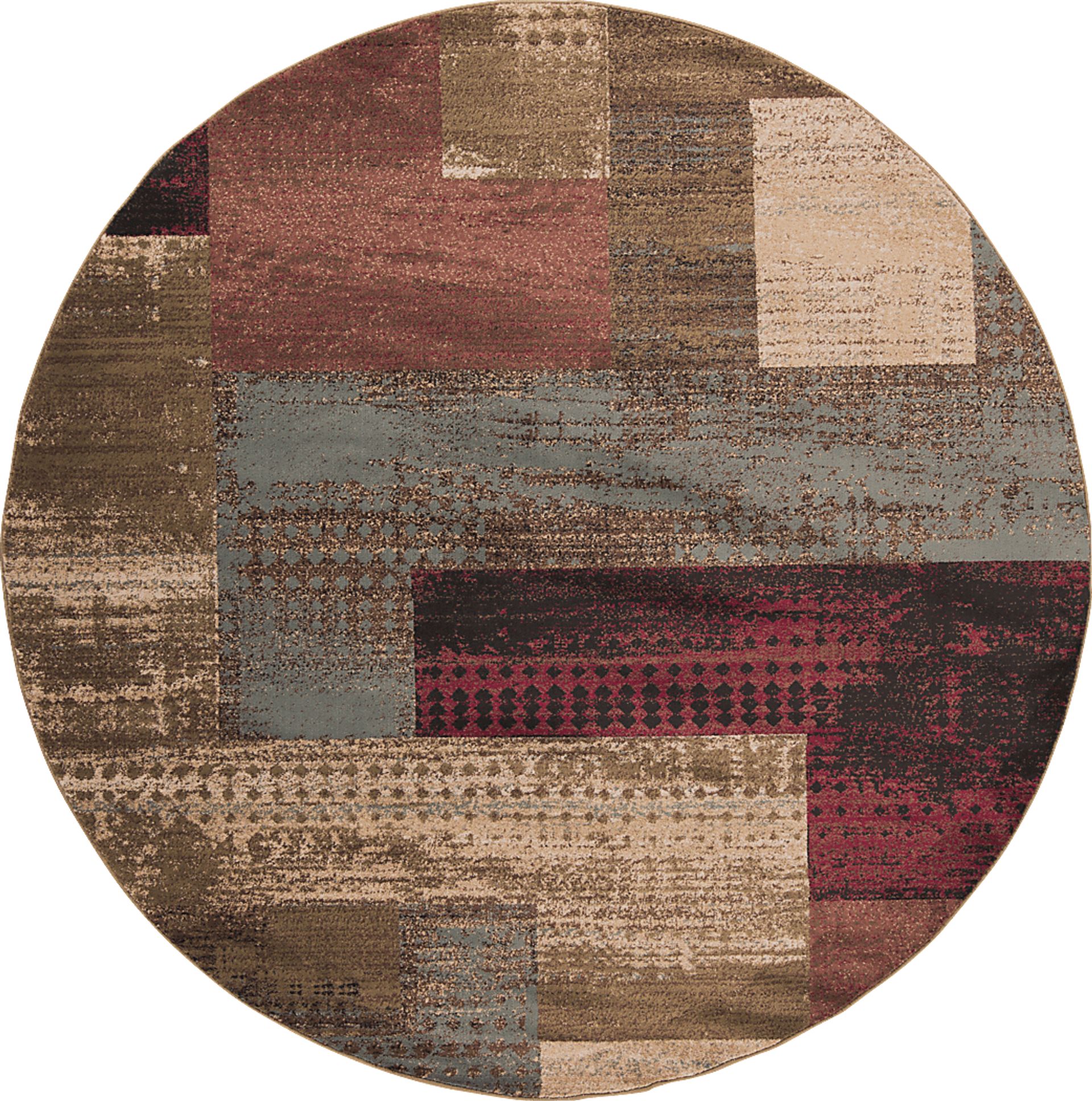 Smilax I Red 7'10 Round Rug - Image 1