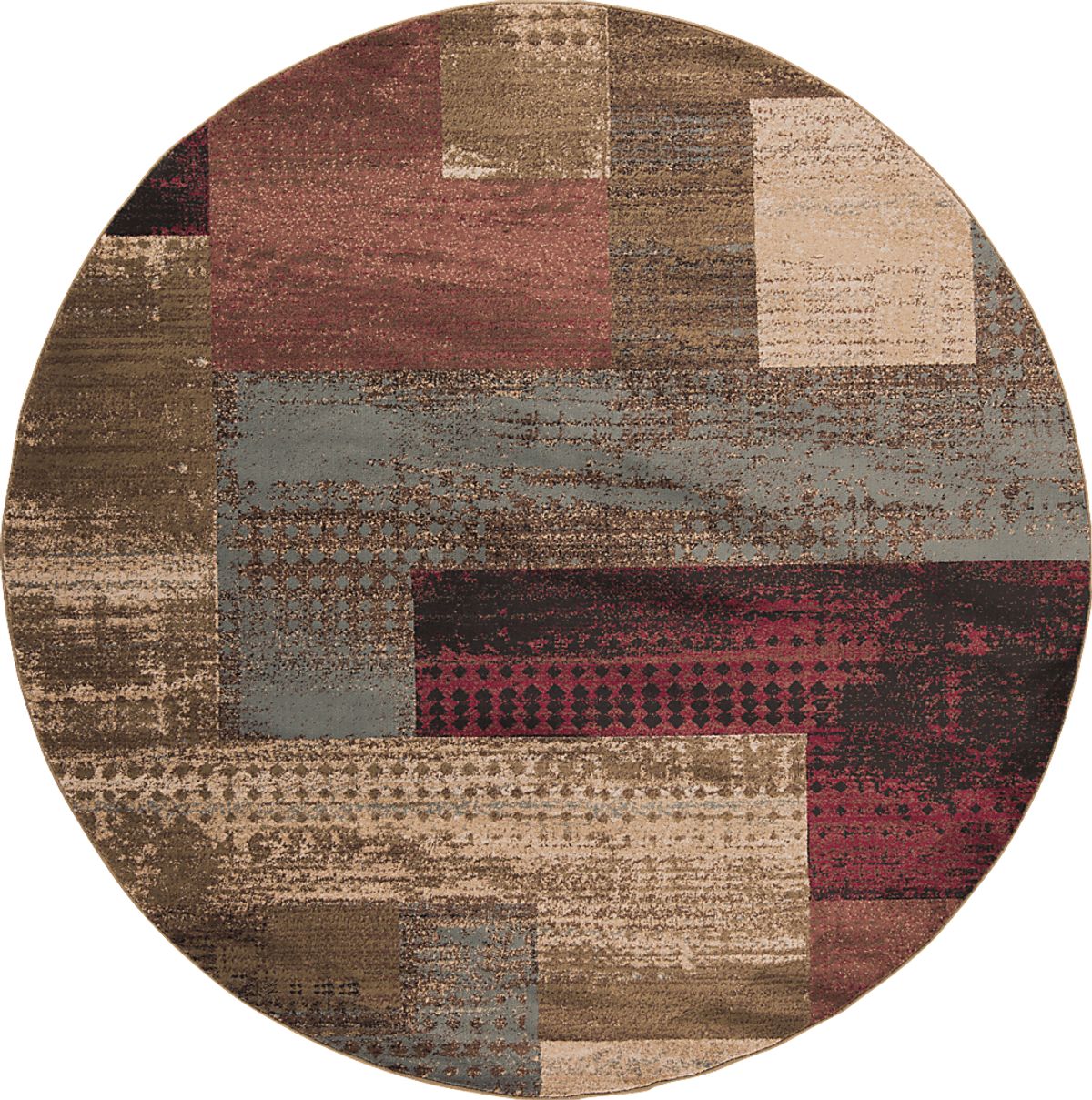 Smilax I Brown,Green,Red Rug | Rooms to Go