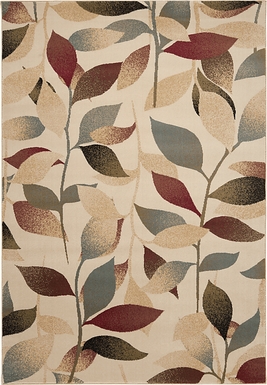 Smilax II Red 3'11 x 5'3 Rug