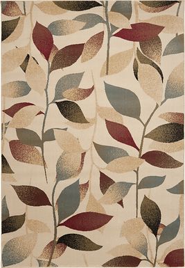 Smilax II Red 5'3 x 7'7 Rug
