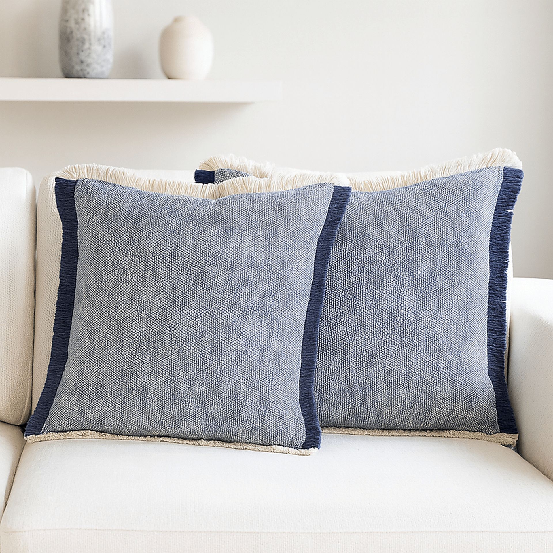 Smirane Blue Pillow, Set of 2 - Image 2