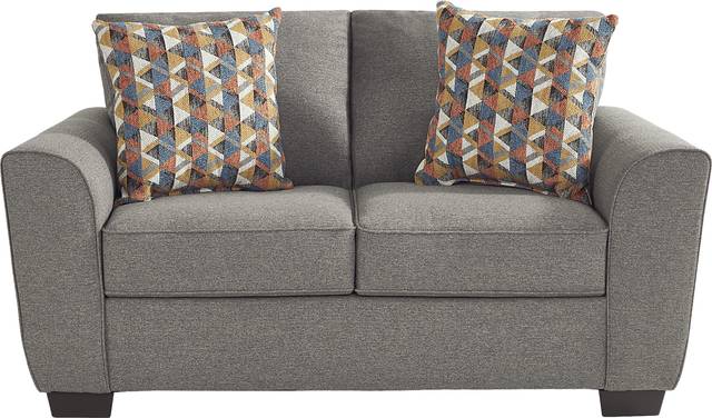Smithfield Gray Loveseat - Thumbnail - Image 1