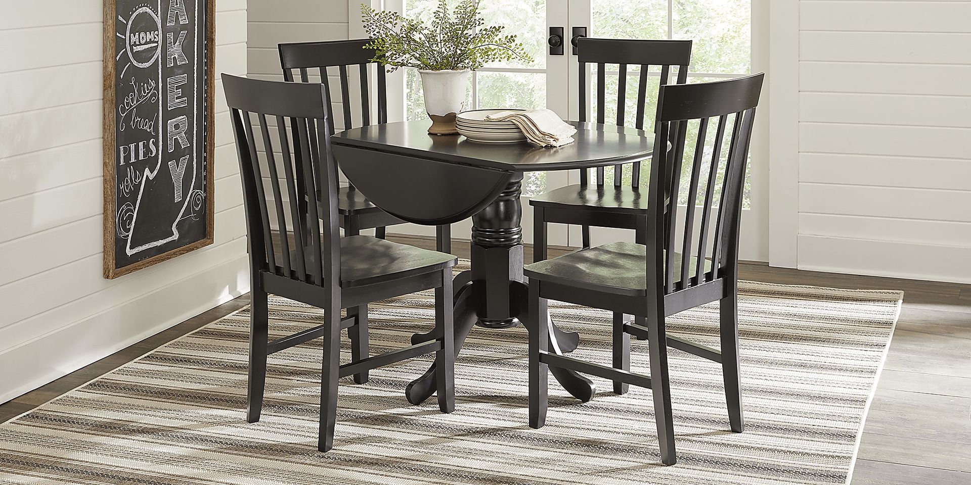 Smithtown Black Side Chair - Image 3
