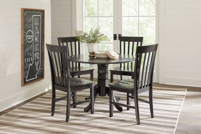 Smithtown Black Side Chair - Thumbnail - Image 2
