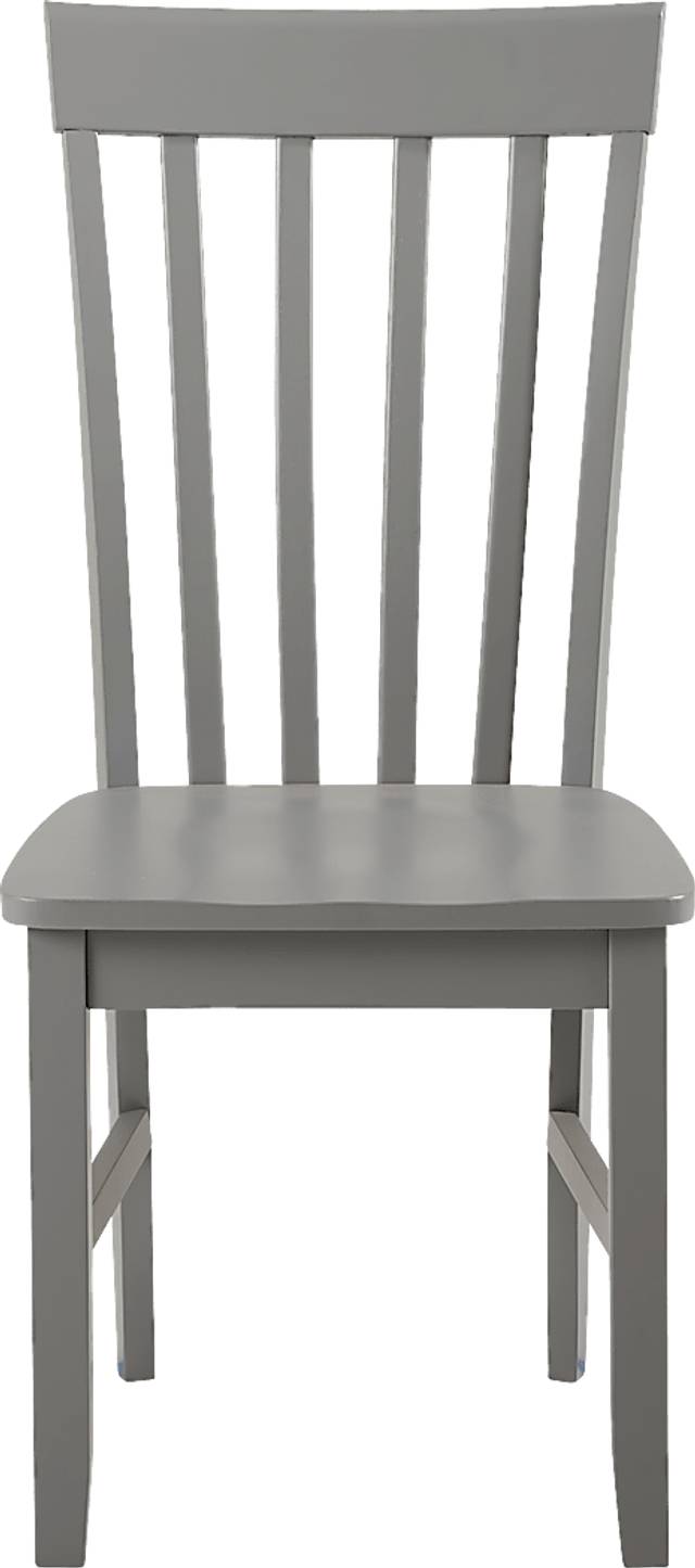 Smithtown Gray 5 Pc Round Dining Set - Thumbnail - Image 7