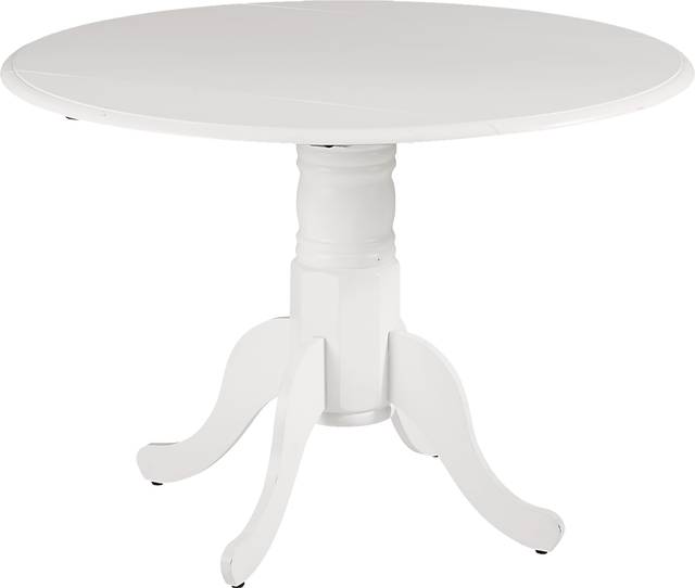 Smithtown White 5 Pc Round Dining Set - Thumbnail - Image 3