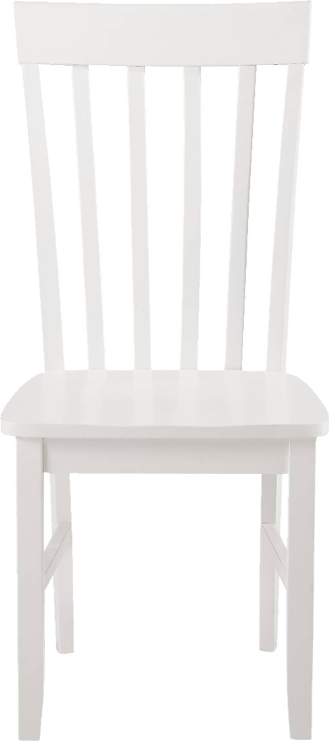 Smithtown White 5 Pc Round Dining Set - Thumbnail - Image 7