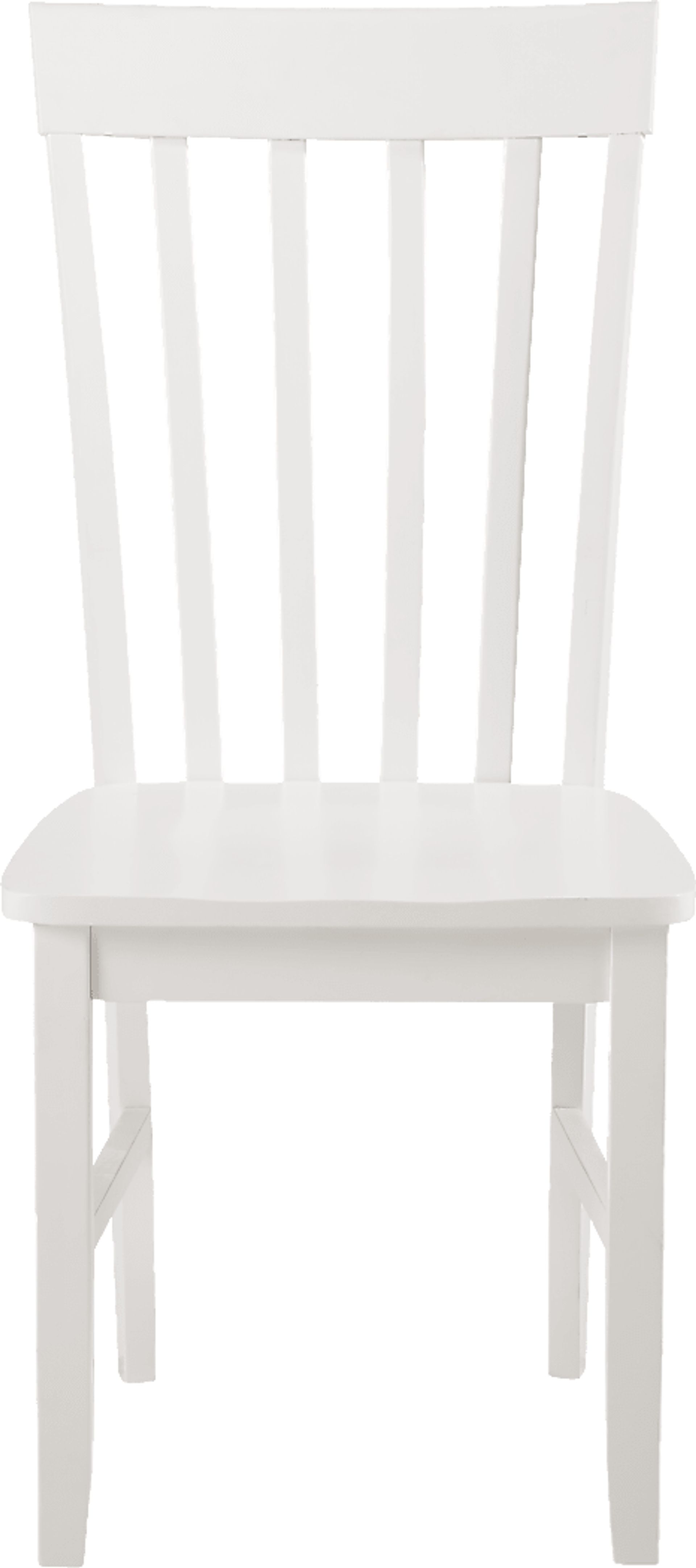 Smithtown White 5 Pc Round Dining Set - Image 7