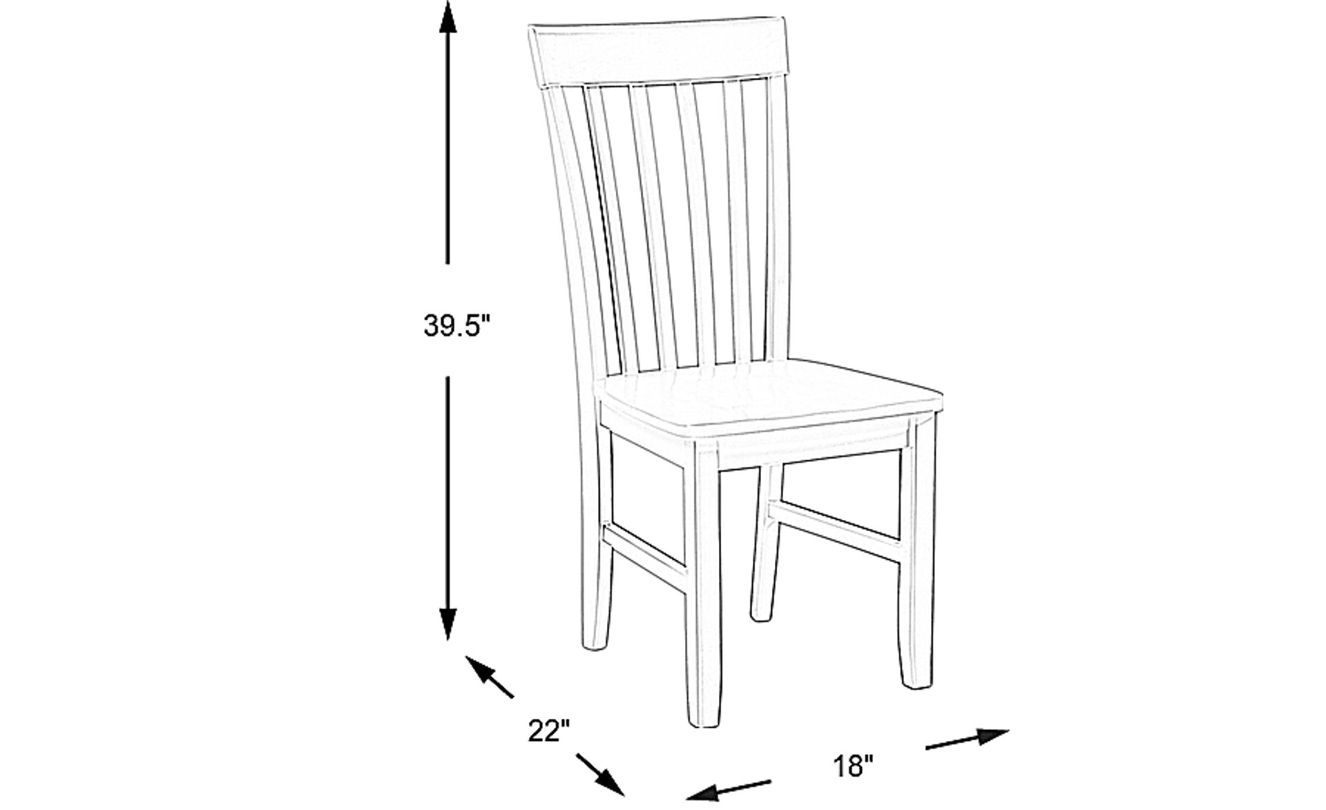 Dimension Image. Please refer to the Dimension Tab on this page for dimension details.
