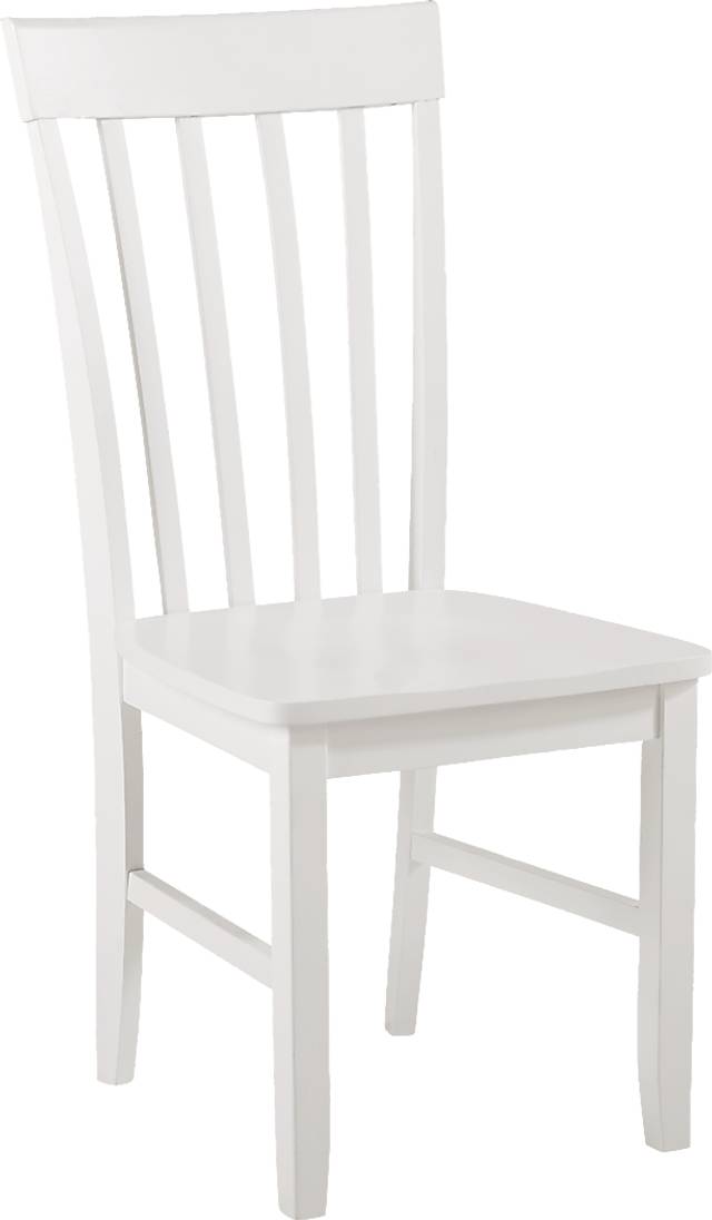 Smithtown White 5 Pc Round Dining Set - Thumbnail - Image 6
