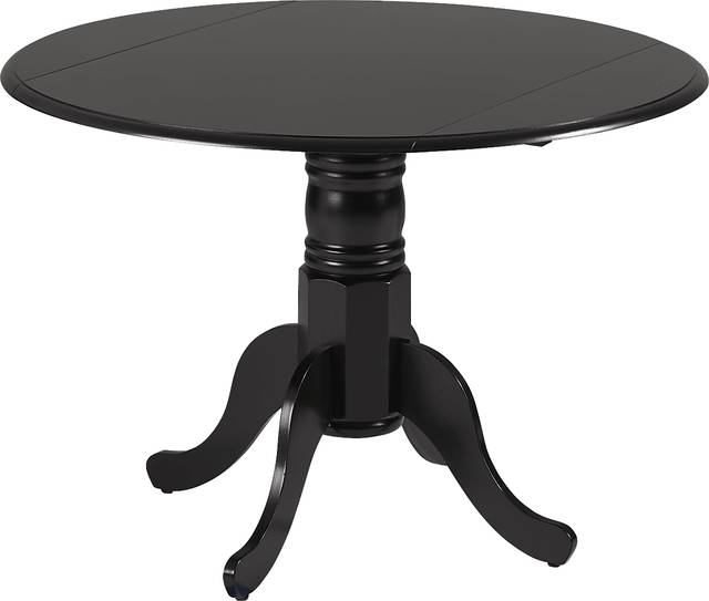 Smithtown Black Round Dining Table - Thumbnail - Image 1