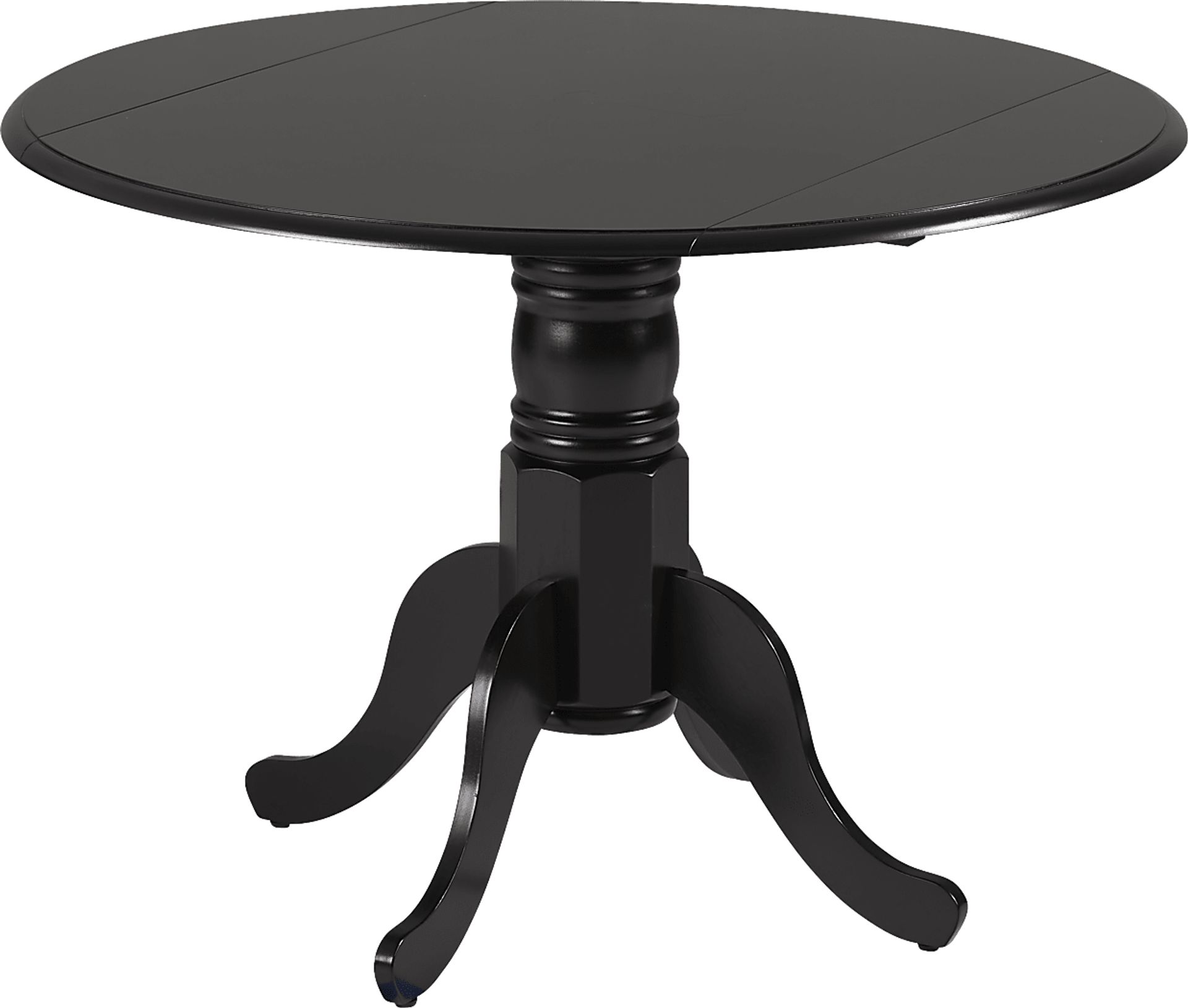 Smithtown Black Round Dining Table - Image 1