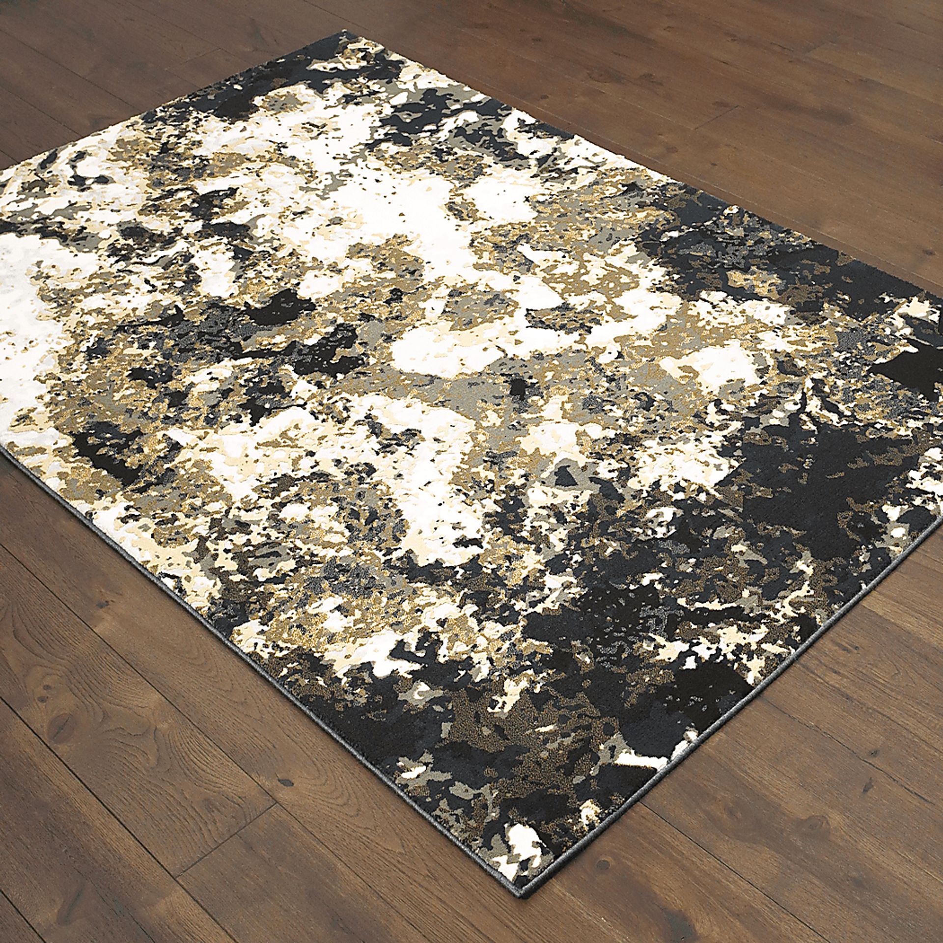 Smokey Lava Navy 5'3 x 7'6 Rug - Image 2