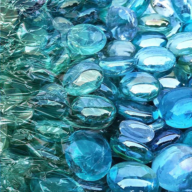 Smooth Reflections I Blue Artwork - Thumbnail - Image 1