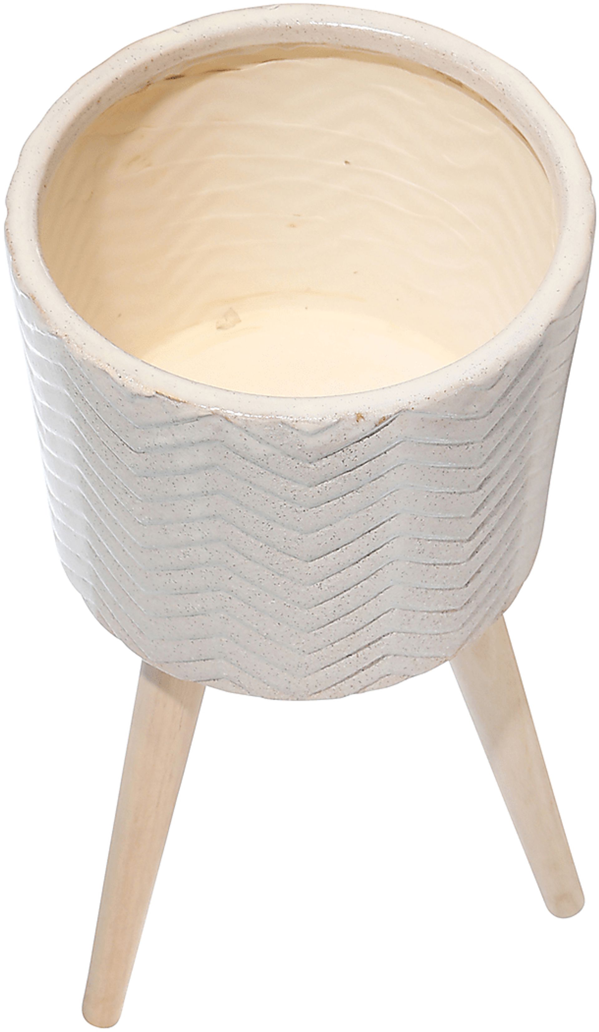 Snavely Ivory Planter, Set of 2 - Image 3