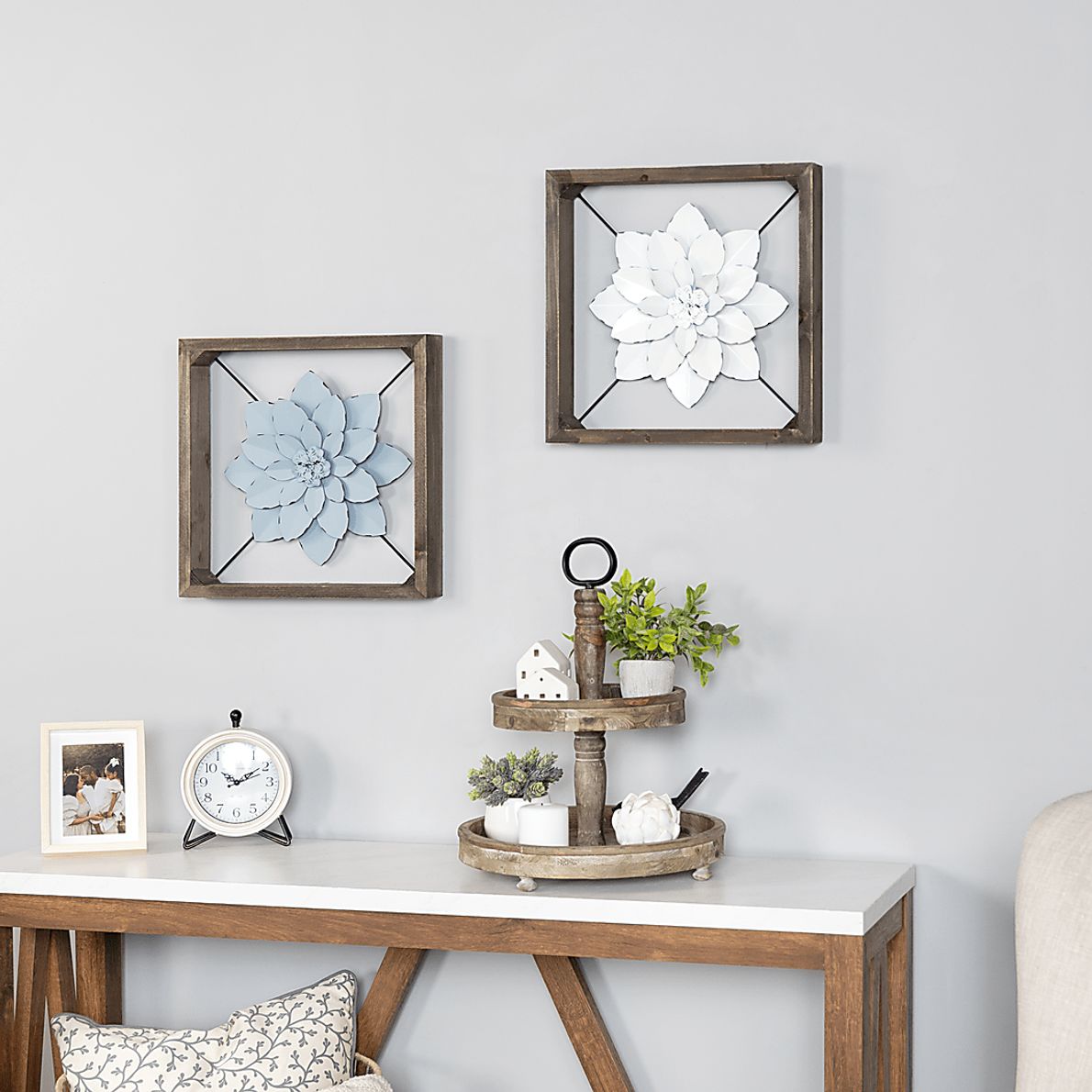 Snokomo Light Blue Wall Decor