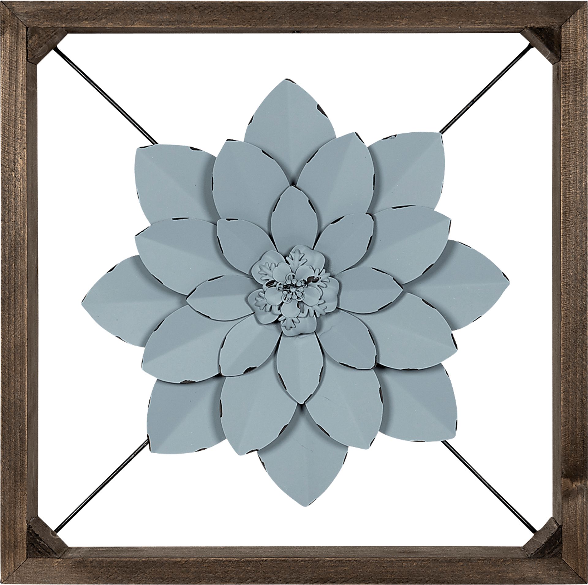 Snokomo Light Blue Wall Decor - Image 1