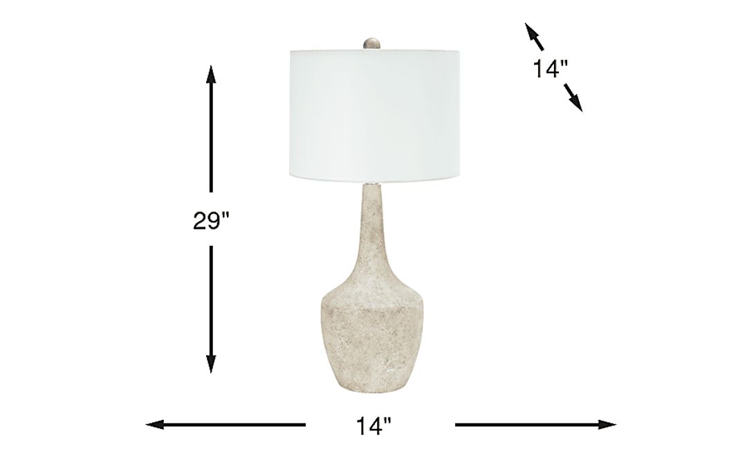 Snook Point Stone Table Lamp