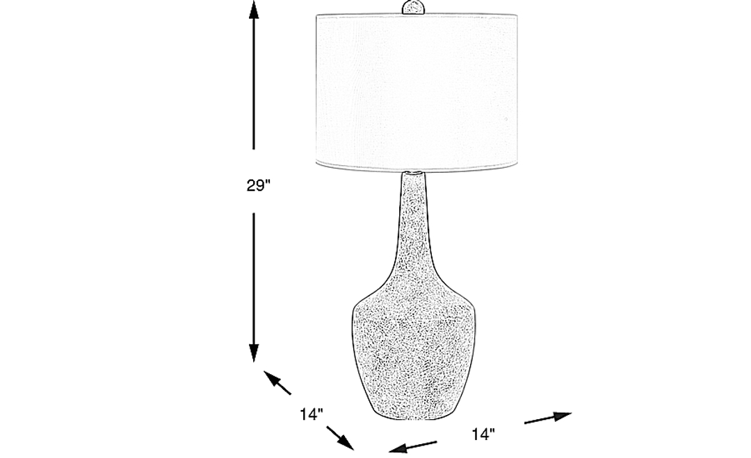 Snook Point Stone Table Lamp