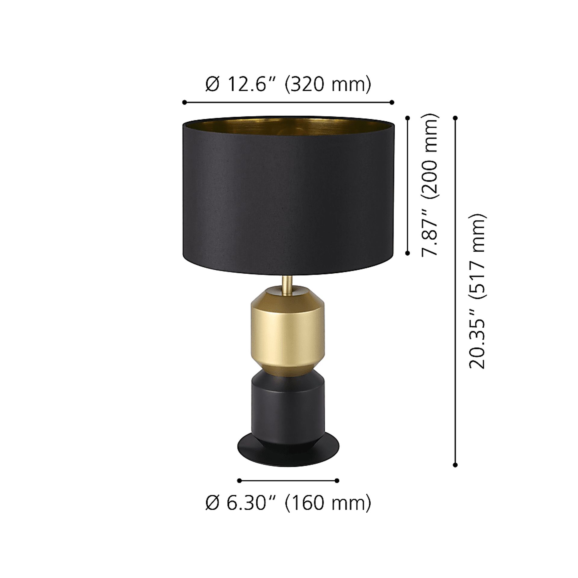 Sobieski Peak Black Lamp - Image 5