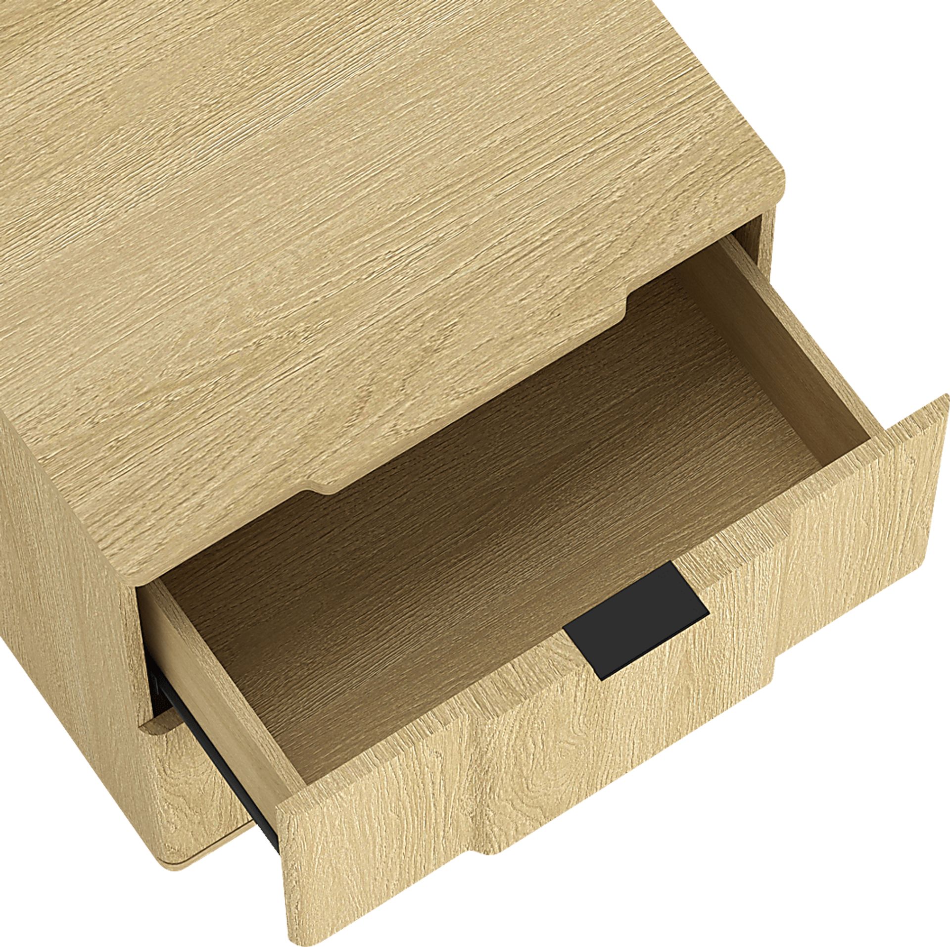 Socia I Natural/Black Nightstand - Image 5