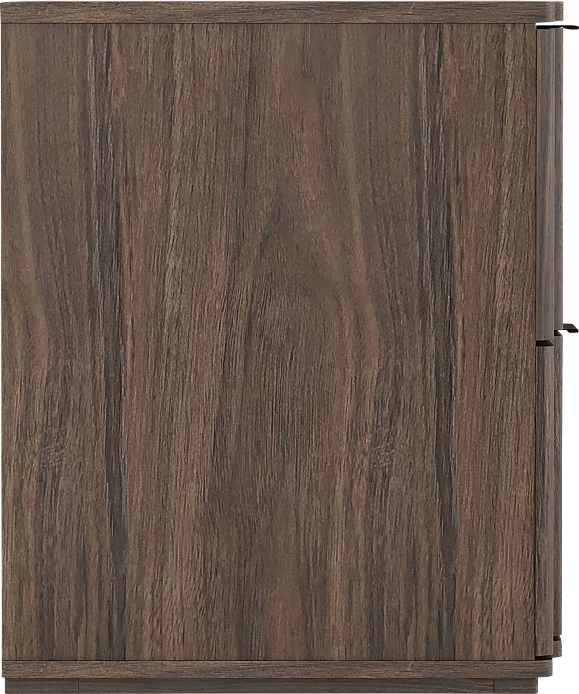 Socia I Walnut/Black Nightstand - Image 4