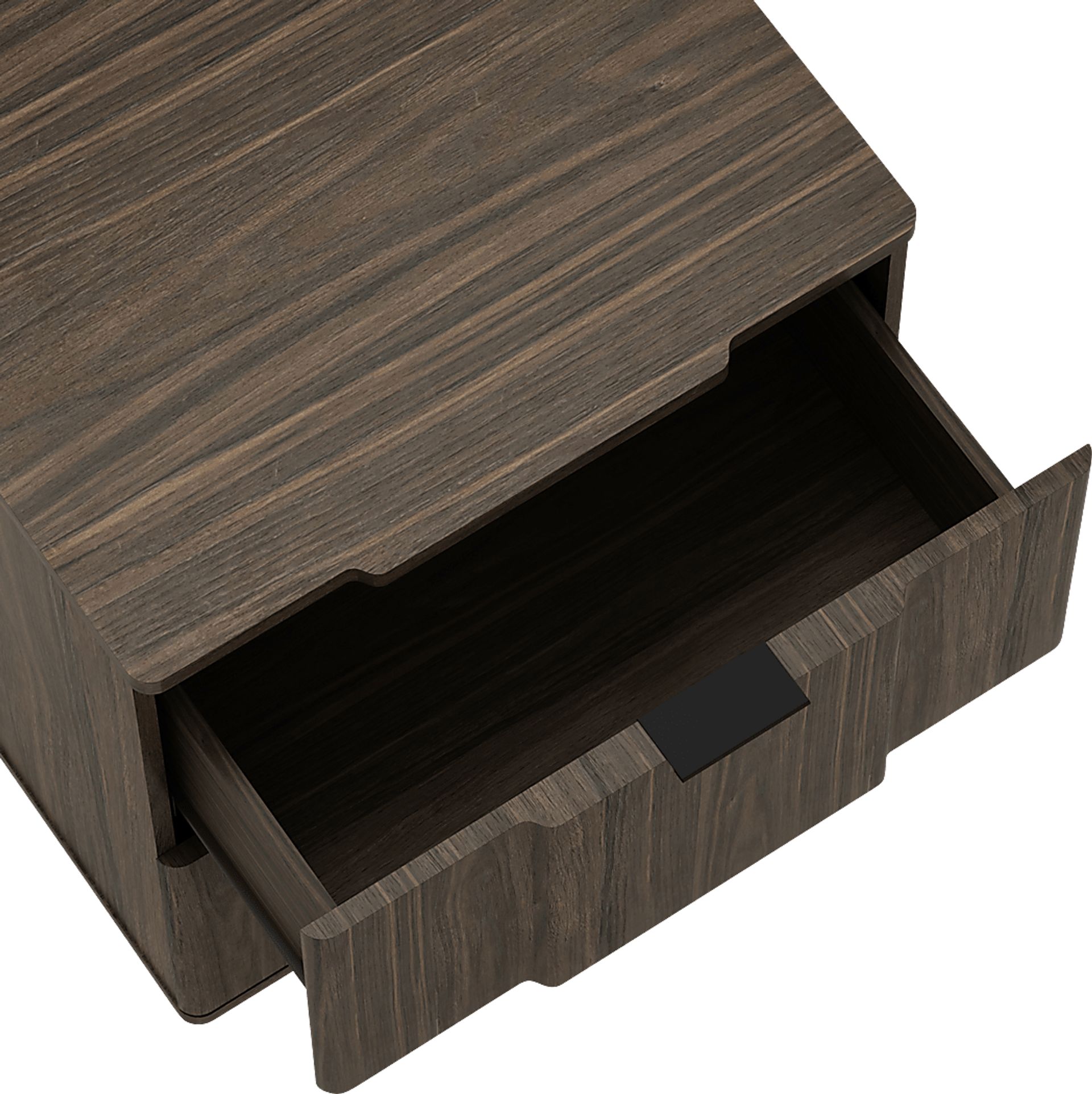 Socia I Walnut/Black Nightstand - Image 5