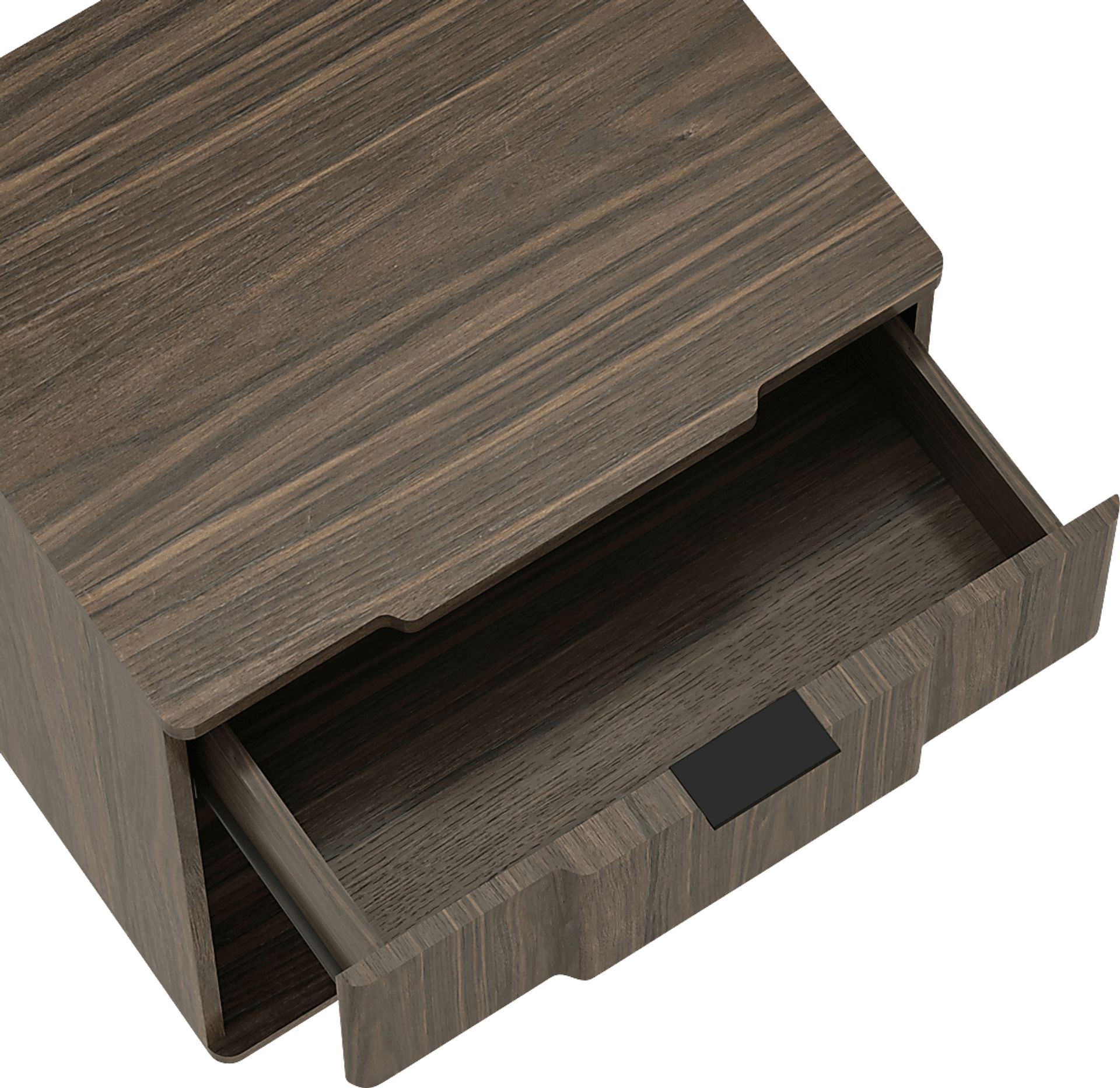 Socia II Walnut/Black Nightstand - Image 5