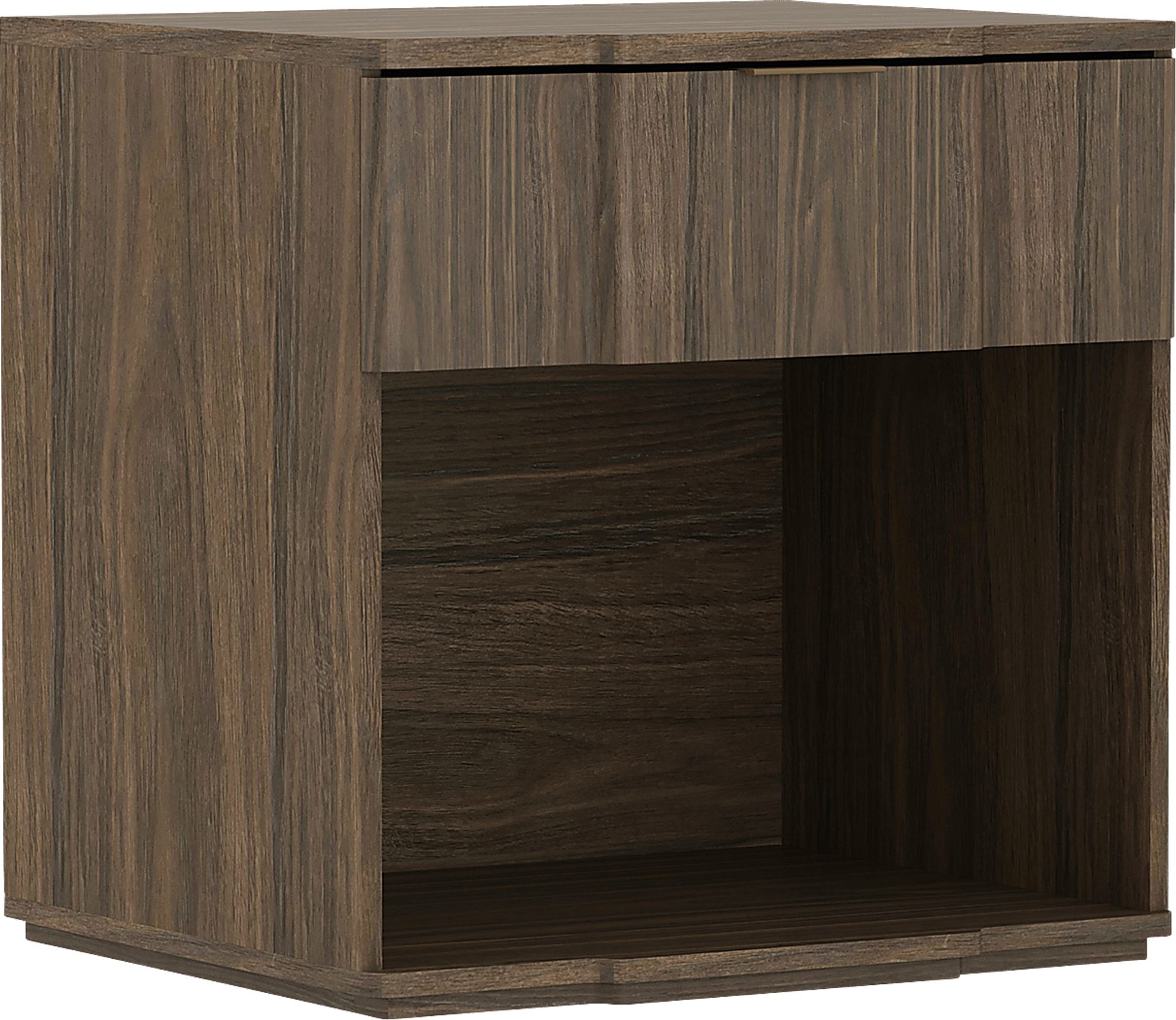 Socia II Walnut/Gold Nightstand - Image 3