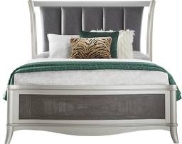 queen upholstered bed
