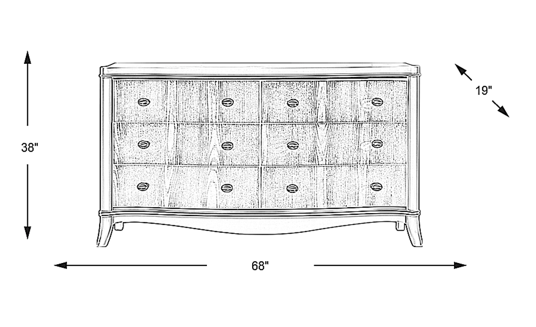Annabella Espresso Dresser