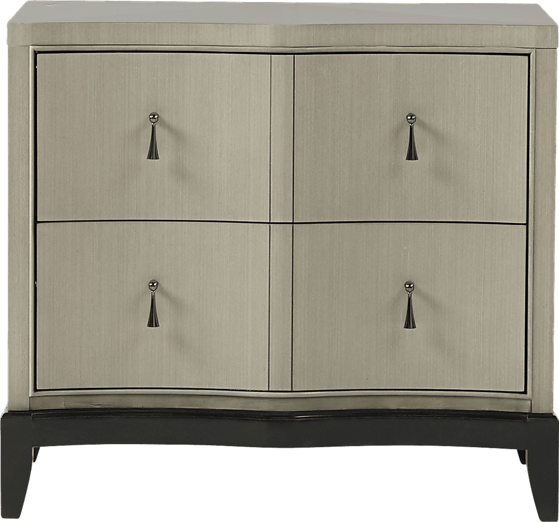 Arbella Gray Nightstand - Image 1