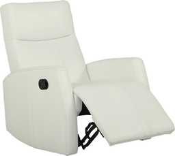 Sofia Vergara Bennett Valley White Leather Recliner Rooms to Go