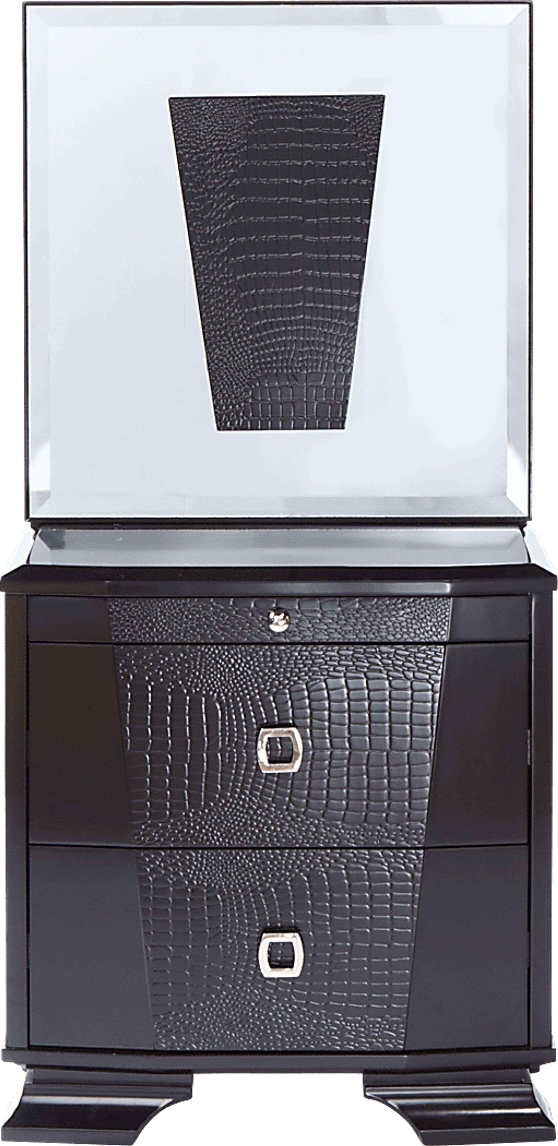 Biscayne Black 2 Pc Pier Nightstand - Image 1