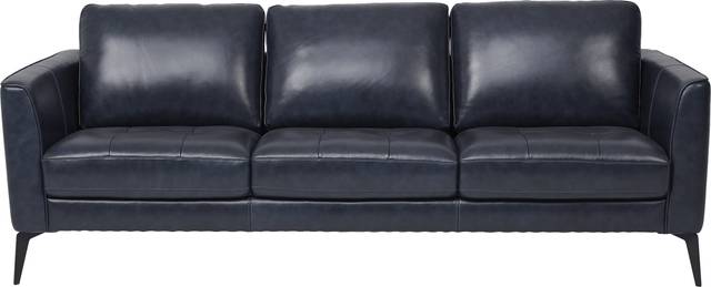 Brazil Midnight Leather Sofa - Thumbnail - Image 1