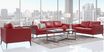 Brazil Red 2 Pc Leather Living Room