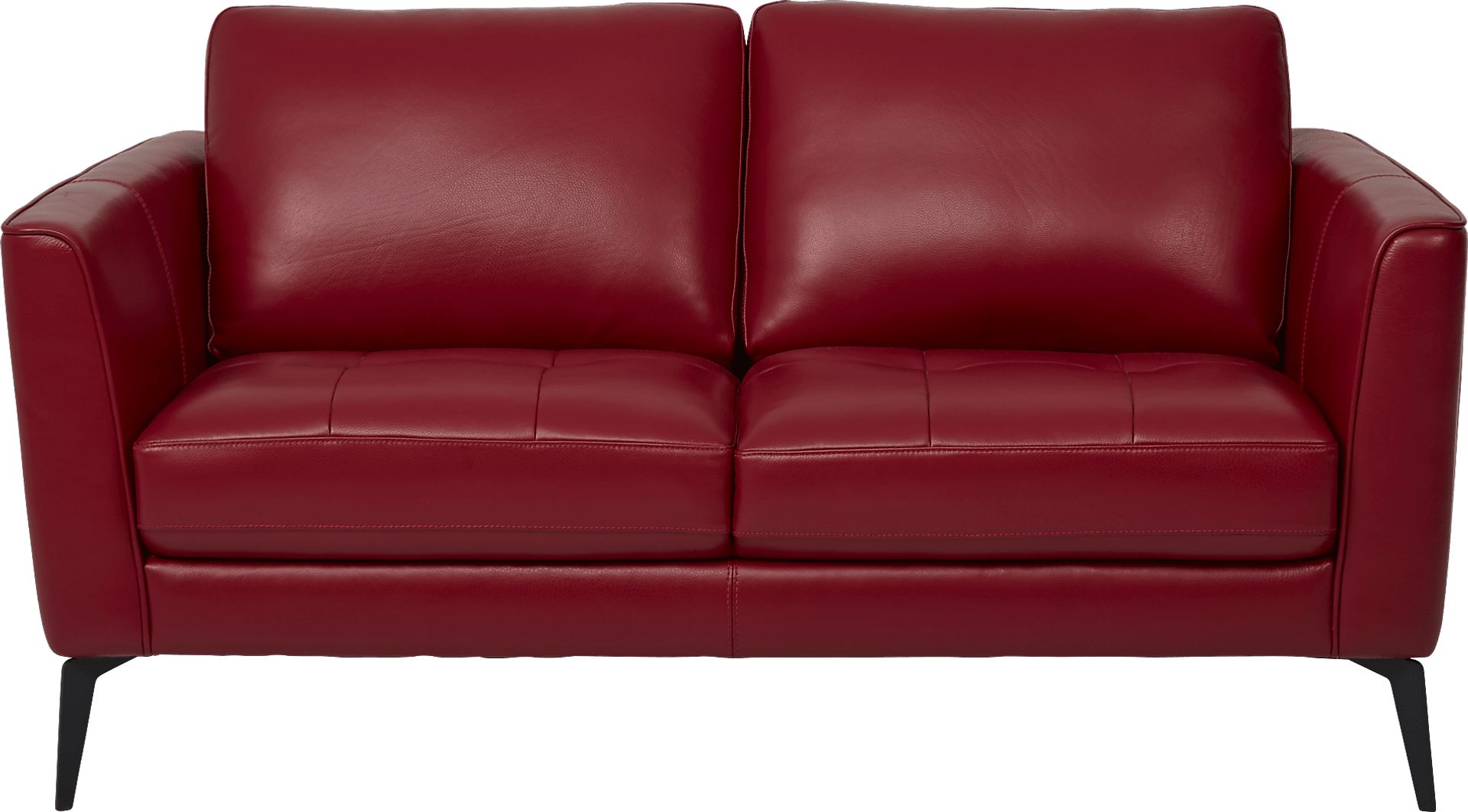 Brazil Red 5 Pc Leather Living Room - Image 3